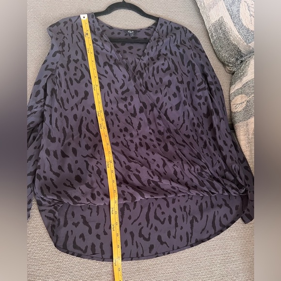 Women's Rails LA Hillary Top in Ash Cheetah - Size Large - Picture 10 of 10